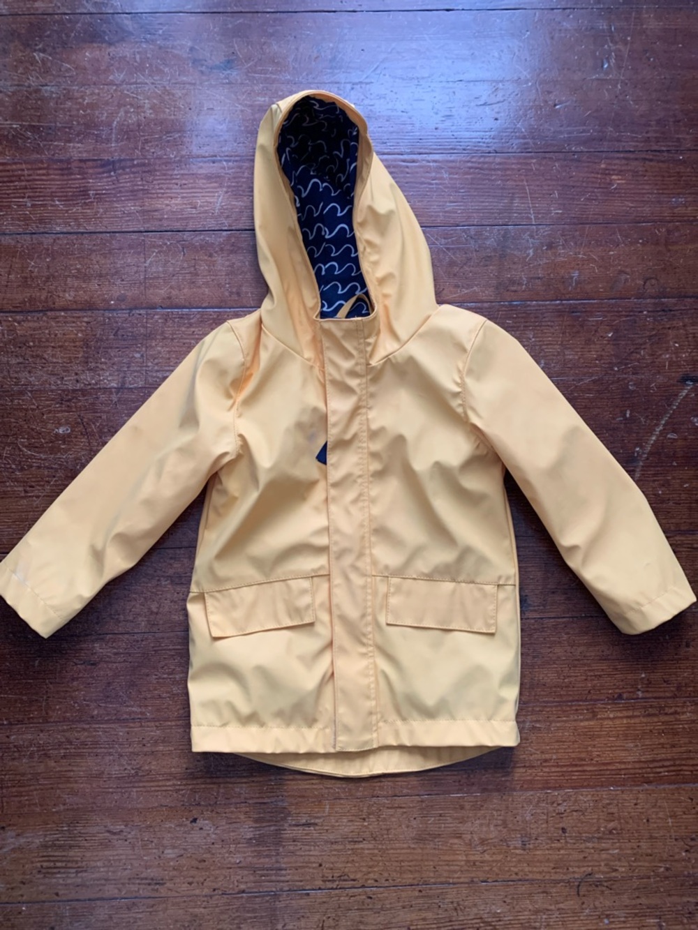 Cat & Jack Yellow Hooded Raincoat